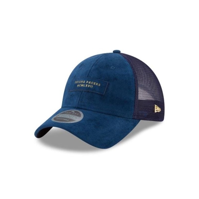 Indiana Pacers Gorra | New Era NBA Trucker 9twenty Adjustable Cap Mexico - Azules